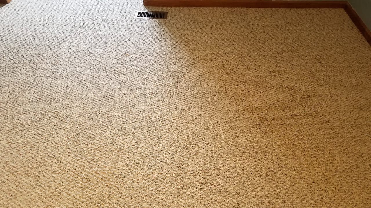 Orange and gray spots after