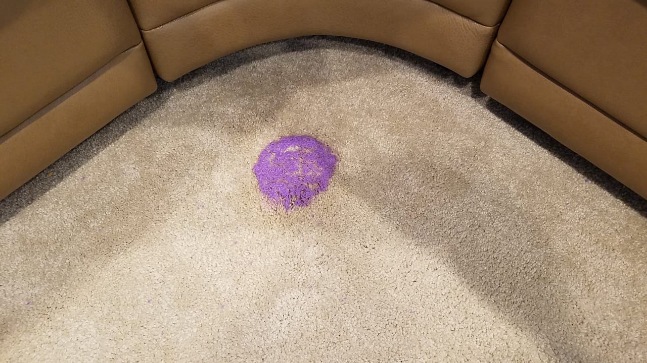 Purple slime before
