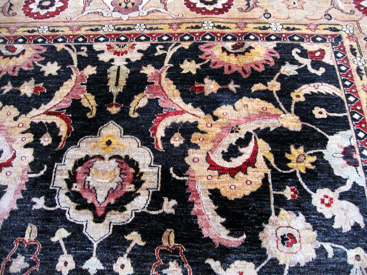 Rug stain after