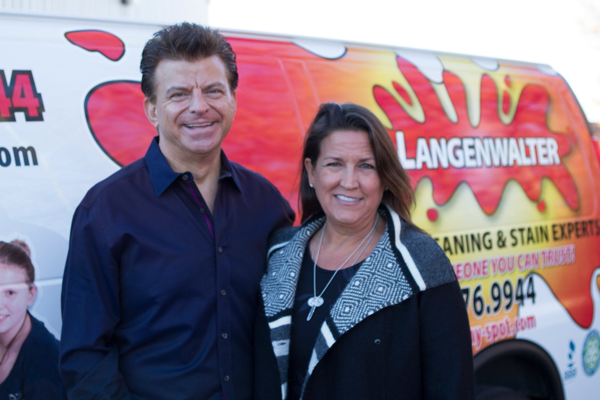 Mitch and Jennifer Mauck, owners of Langenwalter Carpet Cleaning